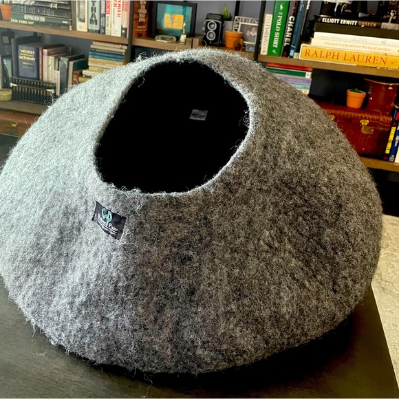 Walking Palm Other - Cat Cave Gray wool felt